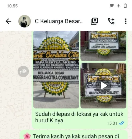 Pengiriman Papan Bunga Duka Pengadegan