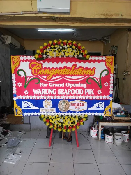 Papan Bunga Ucapan Selamat Pengadegan